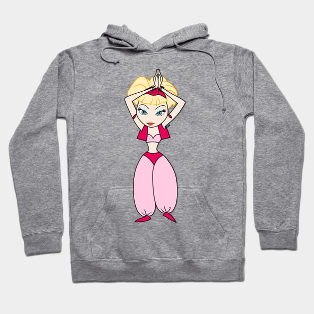 I dream of Jeannie (cel opening style) Hoodie by corzamoon